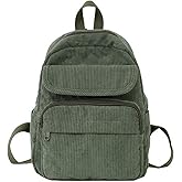 Aufona Mini Backpack for Women - Small Aesthetic Corduroy Backpack, Light Weight