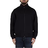 Armani Exchange mens Blue Edition Full Zip Mockneck