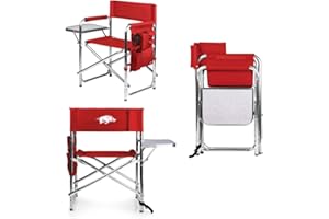 PICNIC TIME NCAA Cal Bears Sports Chair with Side Table - Beach Chair - Camp Chair for Adults