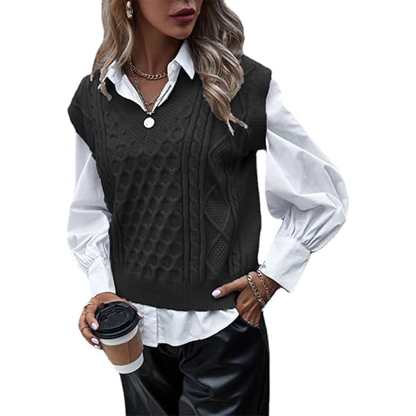 【THE MOZZ】Livi Knit Vest Lolvmvchi Placed Lilusory 2024 Ladies College Knitted Vest
