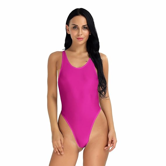 YiZYiF Damen Einteiliger Badeanzug Push Up Bademode String Body Unterwäsche Bikini Schwimmanzug Monokini mit Schwimmerrücken 