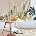 ARFBEAR Cactus Tapestry, Wall hangings Yellow and Green Watercolor Printed Nature Large tablecloths Wall Tapestry 60x78.7inches…