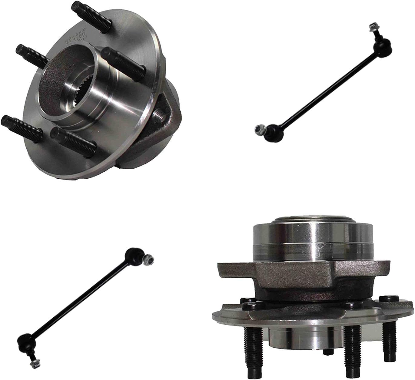 Detroit Axle Front Wheel Bearings & Hubs + Sway Bars