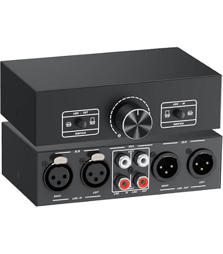 Commutatore Audio XLR Bilanciato 3-IN-3-OUT – Passivo, Stereo, Con Connettori Placcati Oro E Alloggiamento In Alluminio