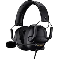 SENZER SG500 Surround Sound Pro Gaming Headset with Noise Cancelling Microphone - Soft Memory Foam Padding - Portable Foldabl