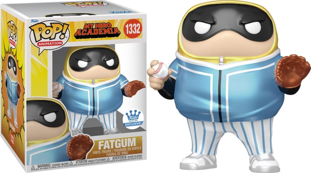 Funko Animation My Hero Academia Fatgum Baseball Doll Action figure, Multicolor