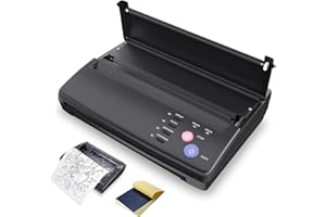 BIOMASER Tattoo printer Tattoo Stencil Printer for tattooing Tattoo Transfer Stencil Machine Thermal Copier Drawing Thermal Stencil Maker with 20 Tattoo Transfer Papers