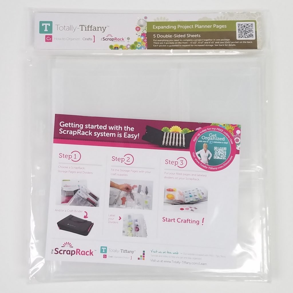 Totally Tiffany Expanding Project Planner Pages, Pack of 5