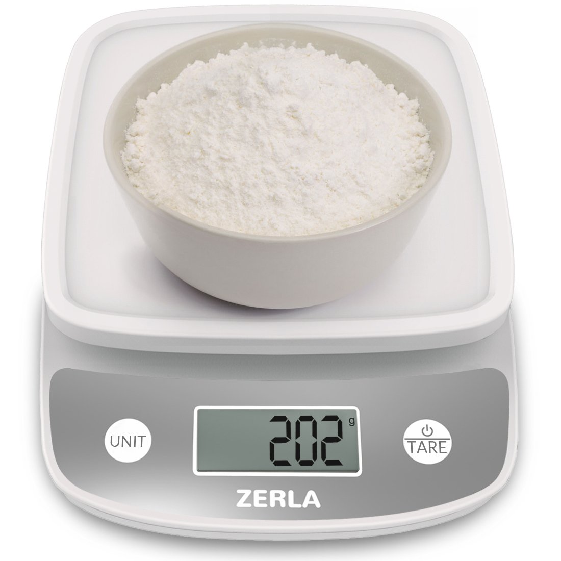 Digital Kitchen Scale by Zerla Versatile Food Scale Weigh Snacks