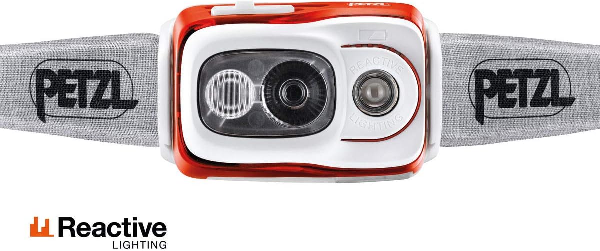 PETZL - Swift RL Headlamp 900 lumens, Reactive Lighting Technology, Orange: Home Improvement