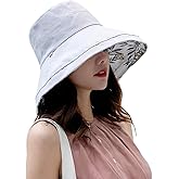 FaroDor Women's Reversible Bucket Hat UV Protection Packable Travel Cap Wide Brim Sun Hats