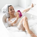 JASSINS African Net Bath Sponge Exfoliating Back Scrubber 66 Inch Pink view 5