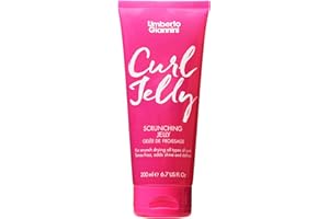 Umberto Giannini Curl Jelly Scrunching Jelly 6.7 fl Oz - Frizz Solution Defining Hair Gel for 2a-4c Curly, Wavy, Coily Hair - Vegan & Cruelty-Free