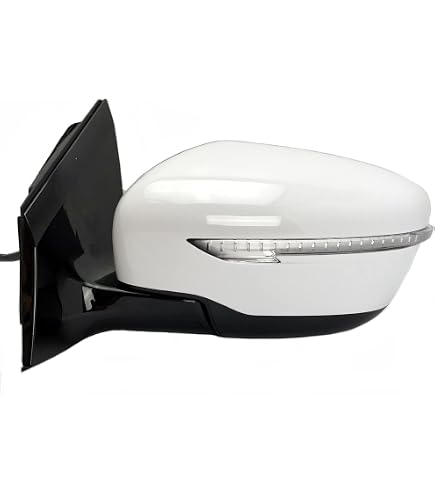 Driver Side Mirror Replacement For Nissan Murano 2015-2016 - Power Adjusted, Turn Signal, Black