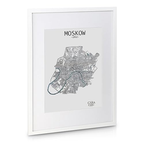 A1 Size Frame WHITE Colour 4 cm THICK FLAT SHAPE Frame for Poster Size