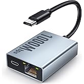 1000 Mbps Ethernet Adapter for Fire TV Stick, ELECTOP Micro USB to RJ45 Gigabit Ethernet Network Adapter Compatible with 4K F