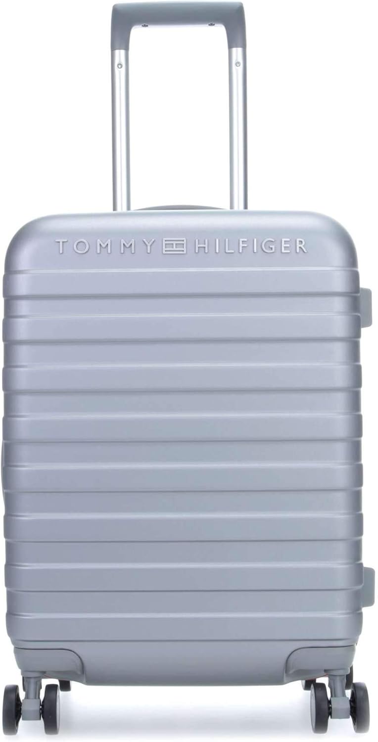 Tommy Hilfiger Tommy Lux 35L 4Wheels Trolley silver Amazon.co.uk Luggage