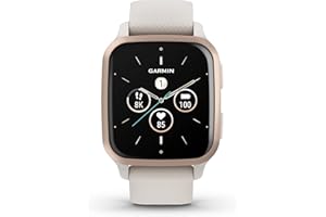 Garmin Venu® Sq 2 - Music Edition, GPS Smartwatch, All-Day Health Monitoring, Long-Lasting Battery Life, AMOLED Display, Peac