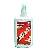 Brillianize Plastic Cleaner Spray - Alcohol Free, Fume Free - 8 oz. | 1 Piece, Unscented, Non-Toxic, Anti-Static Formula, For Glass And Stainless Steel, Safe Around Children And Pets, 240 ml Pump