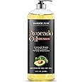 MAJESTIC PURE Avocado Oil - 100% Pure and Natural, Cold-Pressed, for Skin Care, Massage, Hair Care, and Carrier Oil to Dilute Essential Oils, 16 fl oz