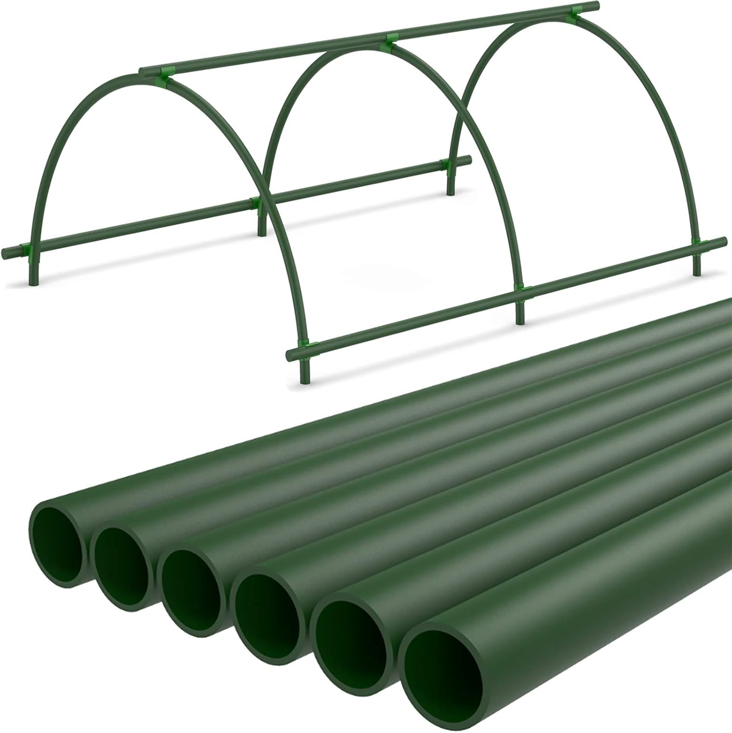 Greenhouse Hoops,Garden House Grow Support Hoops Tunnels for Plant Cover Growing Frame (1Pack)