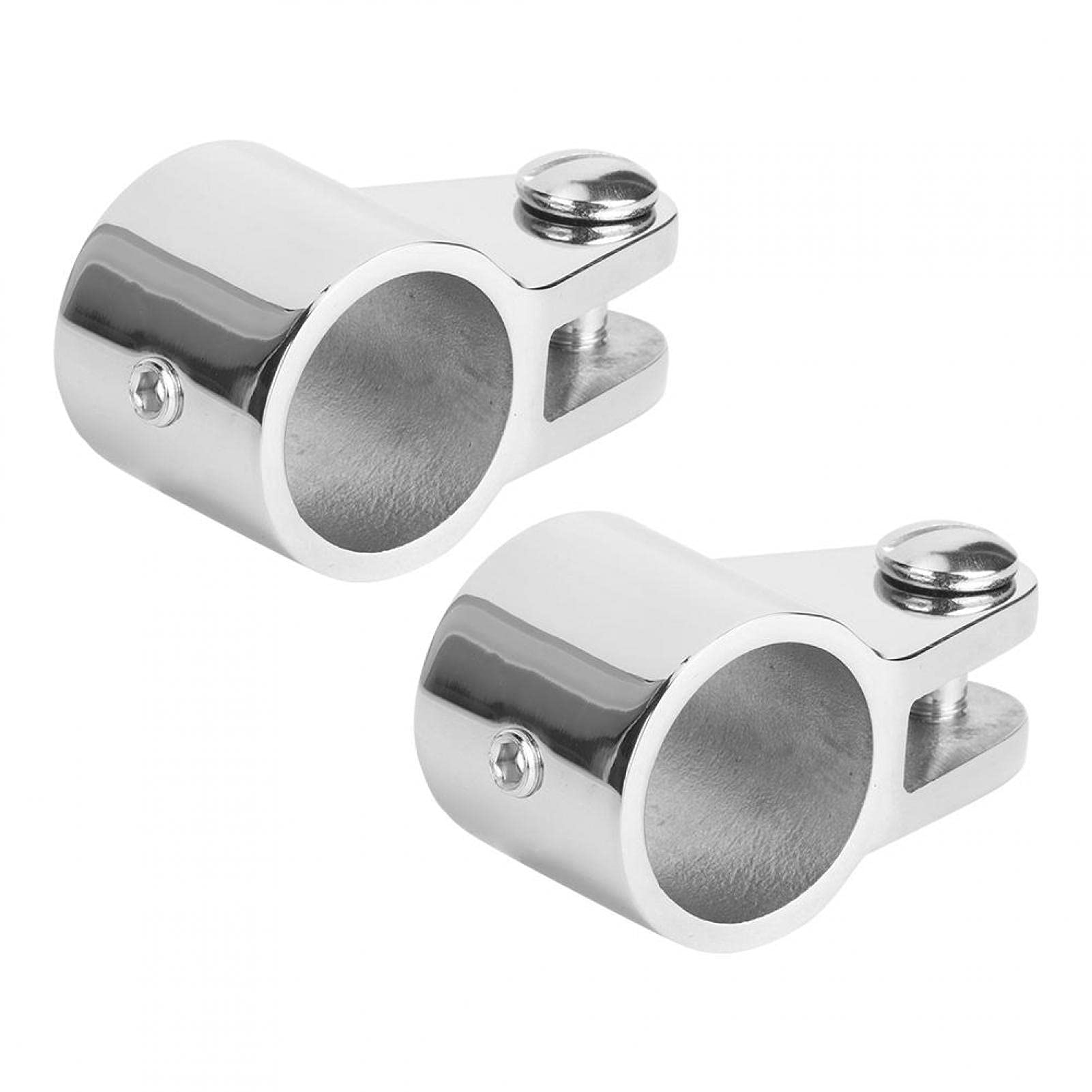 Yctze 2Pcs Marine Jaw Slide Bimini Top Boat Hardware Fitting Stainless Steel Boat Accessory Replacement for Inflatable Fiberglass Yachts(22mm) for Jaw Slide Bimini Top Jaw Boat Jaw Slide Yachts Hardwa