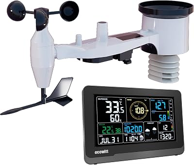 ECOWITT WS3900 WS69 7 in 1 Weather Station Wi-Fi Console 868 MHz