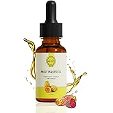 Kisii Prickly Pear Seed Oil – 100% Pure and Natural Cold Pressed Oil for Face, Hair and Skin – Anti-Aging Moisturizer – 1 oz Glass Bottle