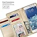 Galaxy Note Edge Case, [Drop Protection] GOOSPERY Rich Diary [Wallet Case] Premium Soft Synthetic Leather Case [ID/Card & Cash Slot] Cover for Samsung Galaxy Note Edge (Gold) NTE-RIC-GLD
