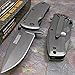 TAC-FORCE Grey TITANIUM Spring Assisted Open TACTICAL Folding Pocket Knife NEW!!