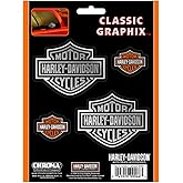 Harley-Davidson Bar &amp; Shield 4-Piece Decal Set Stickers