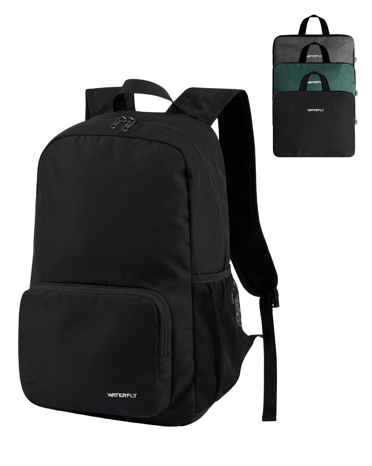 Waterfly 20L Foldable Backpack Daypack: Packable Travel Backpack Folding Rucksack Lightweight for Hiking City Walk Men Women