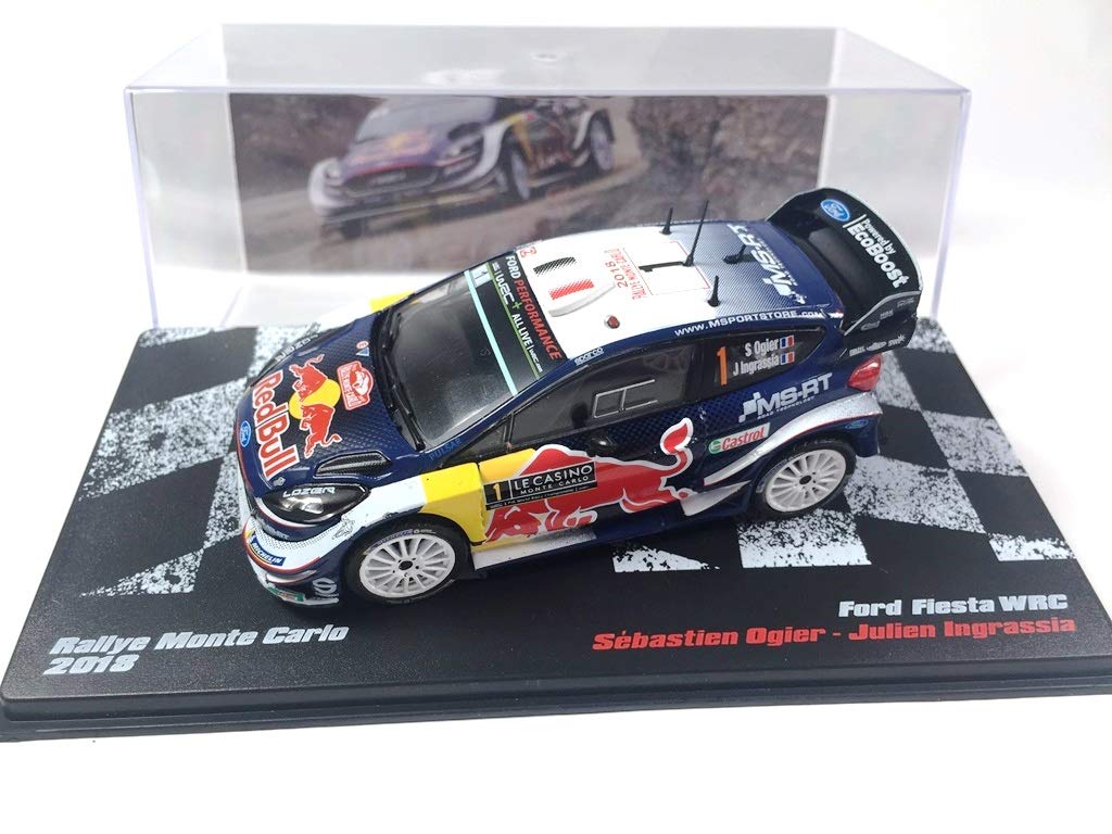 - Car 1/43 Ford Fiesta WRC Rallye Monte-Carlo 2018 Ogier Ingrassia (BR28)