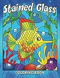 Stained Glass Coloring Book: Stress Relieving Unique Design by Rocket Publishing