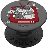Marvel WandaVision Wanda & Vision Retro TV PopSockets PopGrip: Swappable Grip for Phones & Tablets