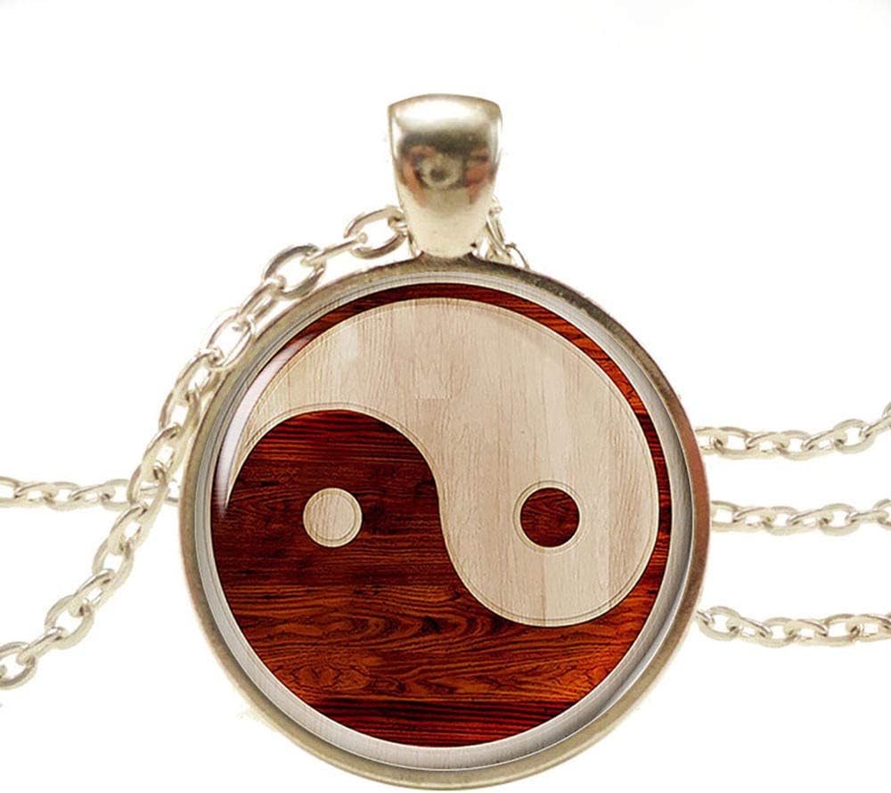 Retro Yin Yang Choker Pendant Necklace for Mother's Day,Birthday Day