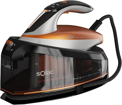 - Centro de Planchado 3000W, 7 Bares, Golpe Vapor 400g, Antigoteo