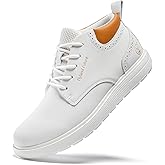 FLYLAND Men's Fashion Sneakers Chukaa Boots Leather Shoes Lace Up Lightweight Dress Boots Walking Driving Shoes