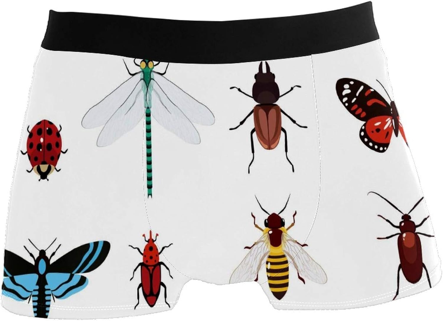 Insects Butterfly Boxer Briefs for Men Boy Youth Soft Comfort Underwear