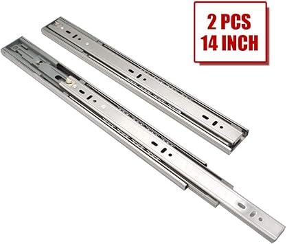 14 Inch Hydraulic Soft Close Ball Bearing Stainless Steel Drawer