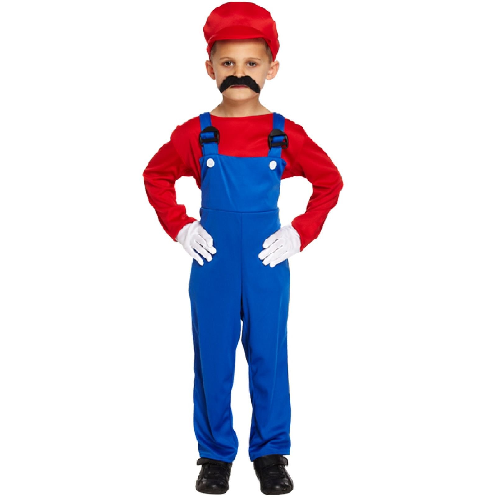 Super Workman Fancy Dress Costume, Red - Small (4-6) — image 1