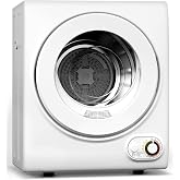 Feelfunn 850W Portable Clothes Dryer with 4 Automatic Drying Modes | Runs on 110V and Combines a Stainless Steel Tub with a Simple Control Knob for Compact Living Spaces