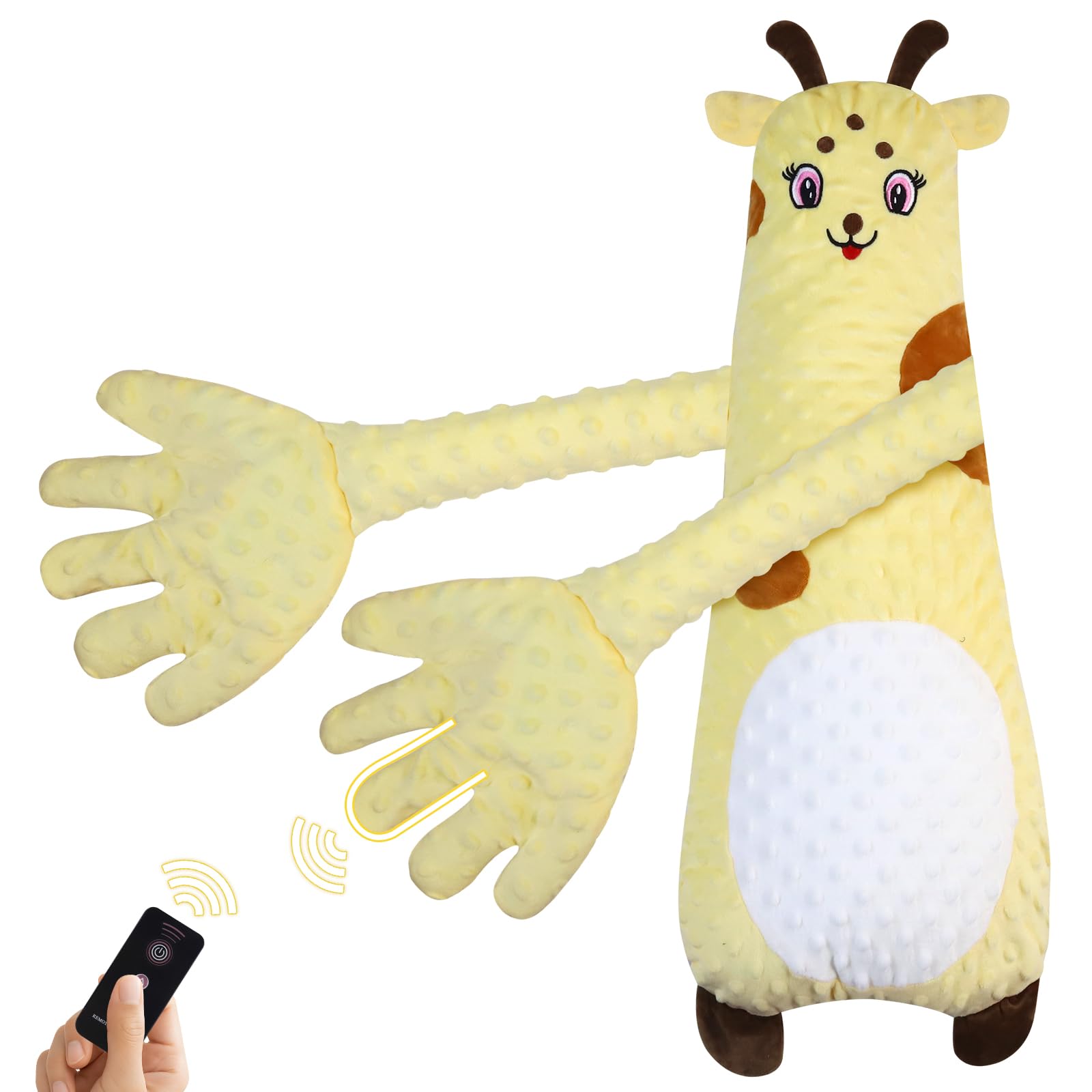 Photo 1 of Joyfubabe Baby Soothers Toys, Cute Animal Plush Stuffed Doll Toy for Girls Boys, Plush Figure Soothing Toys for Home and Travel