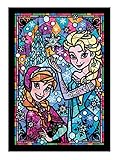 Queen Ana Elsa u0026 Stained Glass DSG-266-753 of snow and 266 piece Stained Art Ana tightly