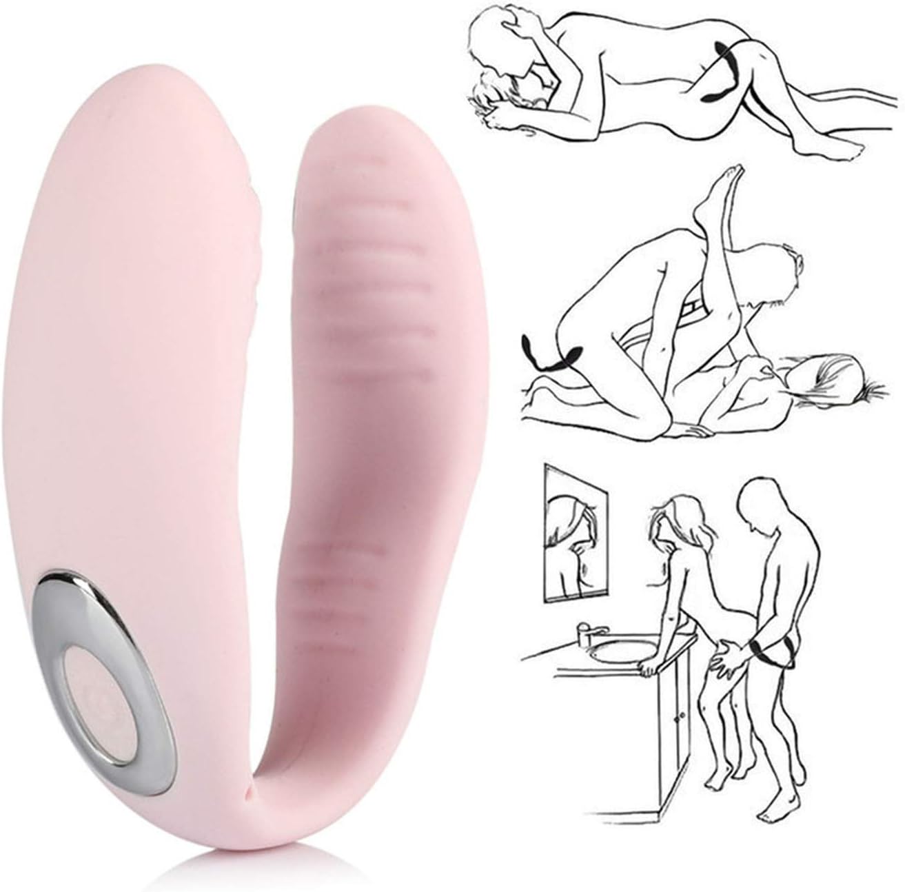 Amal Porn U Type Funny Toys 10 Speed Funny Toys for Women USB Rechargeable Privacy Stimulate Jumping Toys Privacy Toy for Couple Privacy Product