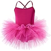 Tutu.kk Toddler Girls Ballet Skirted Leotards Strap Tutu Dress Party Outfits for Dance 18Months to 7t