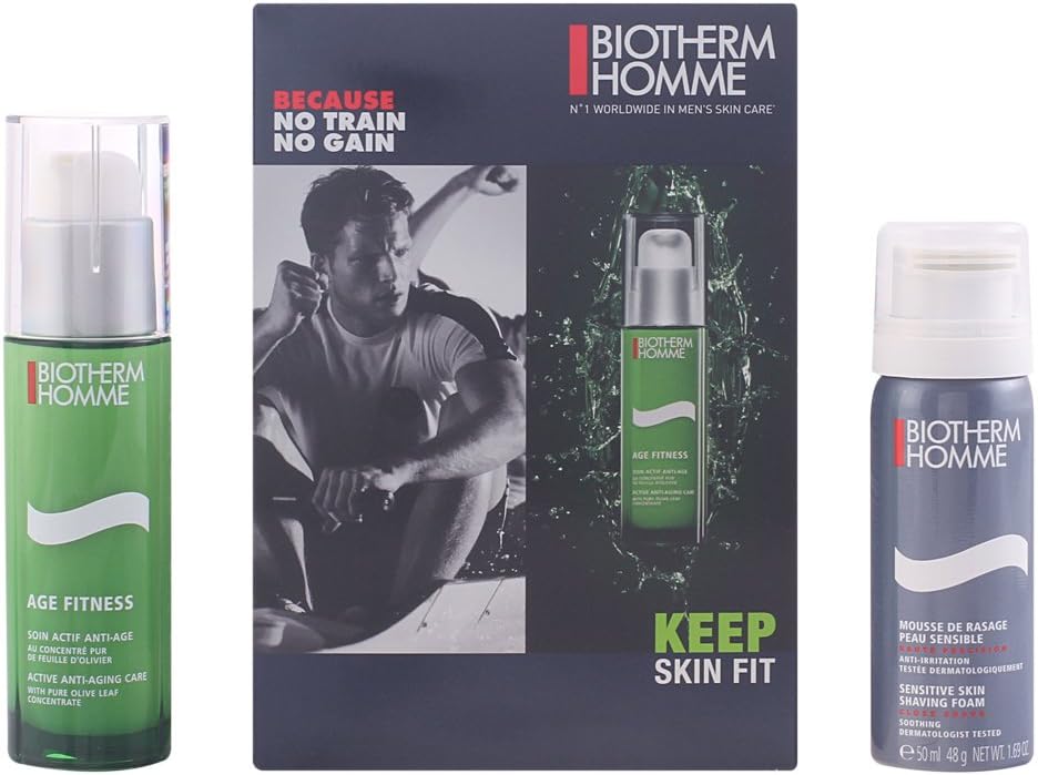 BIOTHERM MEN AGE FITNESS 50ML + ESPUMA AFEITADO 50ML: Amazon.es: Hogar