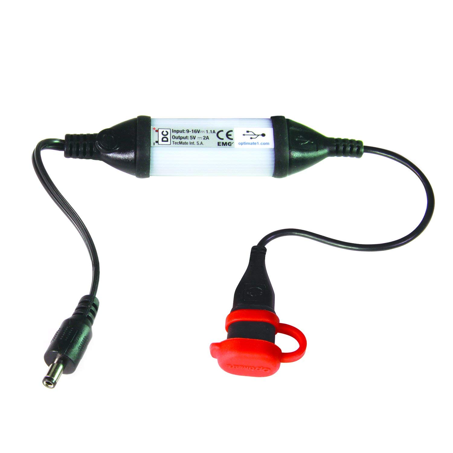 OptiMate O103 USB Charger 2100mA DC Plug