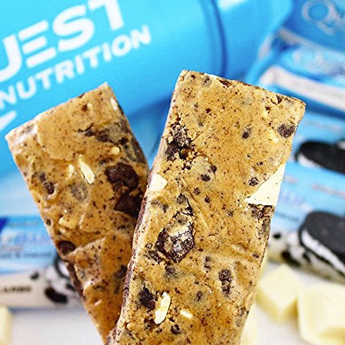 NEW Quest Nutrition Protein Bar Cookies and Cream 2.12 oz Bars 12 Count
