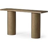 Maven Lane Lana Contemporary Rectangular Accent Console Table for Small Spaces and Front Door Entrance Hallway in Refined Grey Finish